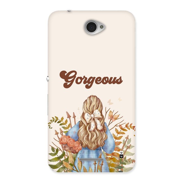 Gorgeous Girl Back Case for Xperia E4