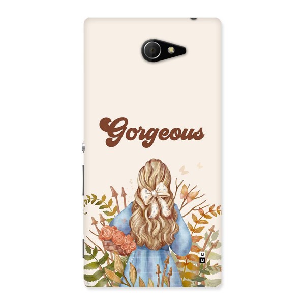 Gorgeous Girl Back Case for Xperia M2