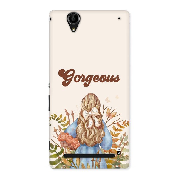 Gorgeous Girl Back Case for Xperia T2