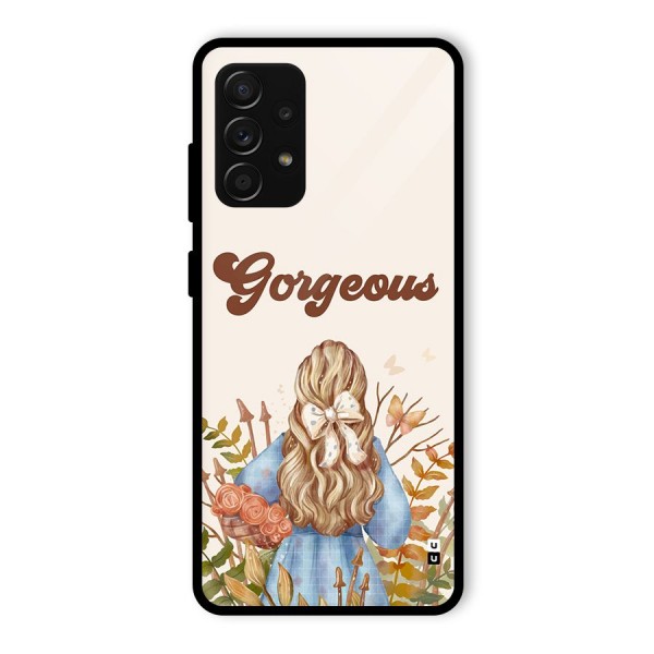 Gorgeous Girl Glass Back Case for Galaxy A53 5G