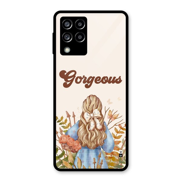 Gorgeous Girl Glass Back Case for Galaxy M53 5G