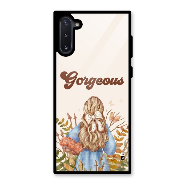 Gorgeous Girl Glass Back Case for Galaxy Note 10