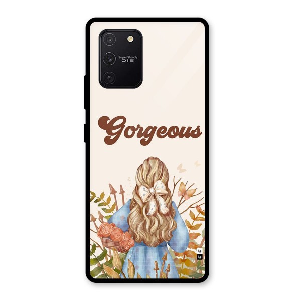 Gorgeous Girl Glass Back Case for Galaxy S10 Lite