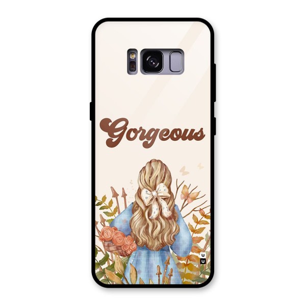 Gorgeous Girl Glass Back Case for Galaxy S8