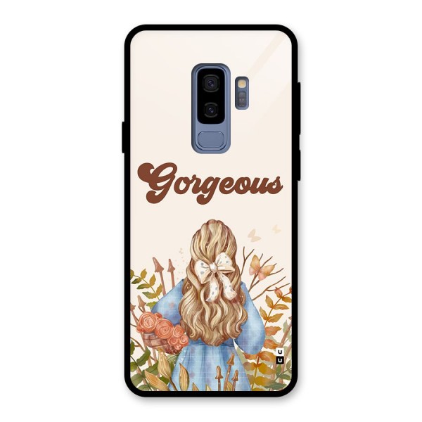 Gorgeous Girl Glass Back Case for Galaxy S9 Plus