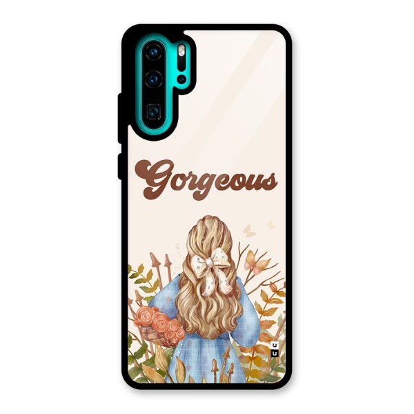 Gorgeous Girl Glass Back Case for Huawei P30 Pro