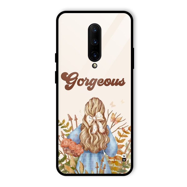 Gorgeous Girl Glass Back Case for OnePlus 7 Pro