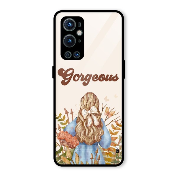 Gorgeous Girl Glass Back Case for OnePlus 9 Pro