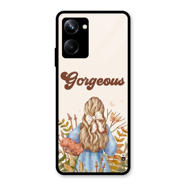 Gorgeous Girl Glass Back Case for Realme 10 Pro