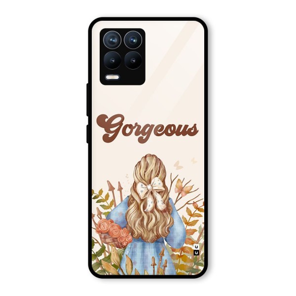 Gorgeous Girl Glass Back Case for Realme 8