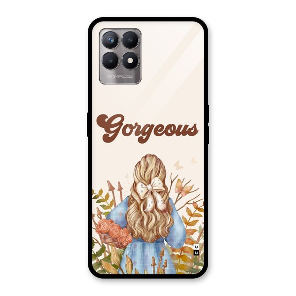 Gorgeous Girl Glass Back Case for Realme 8i