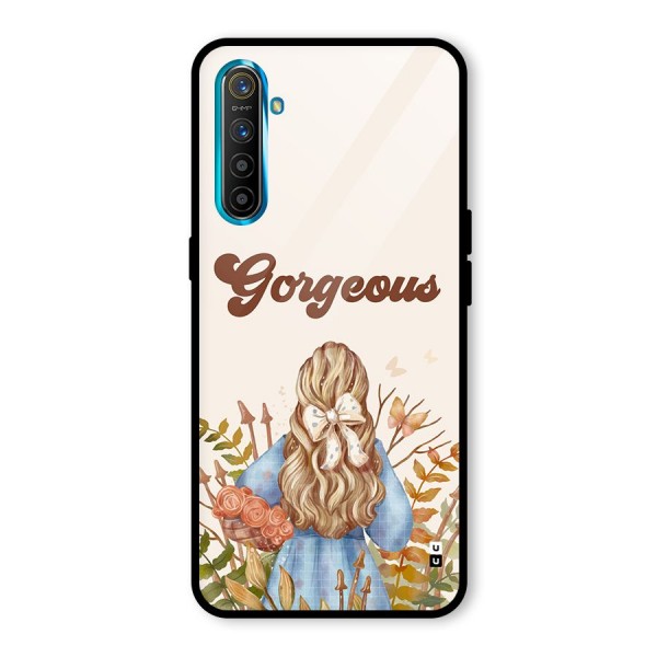 Gorgeous Girl Glass Back Case for Realme X2