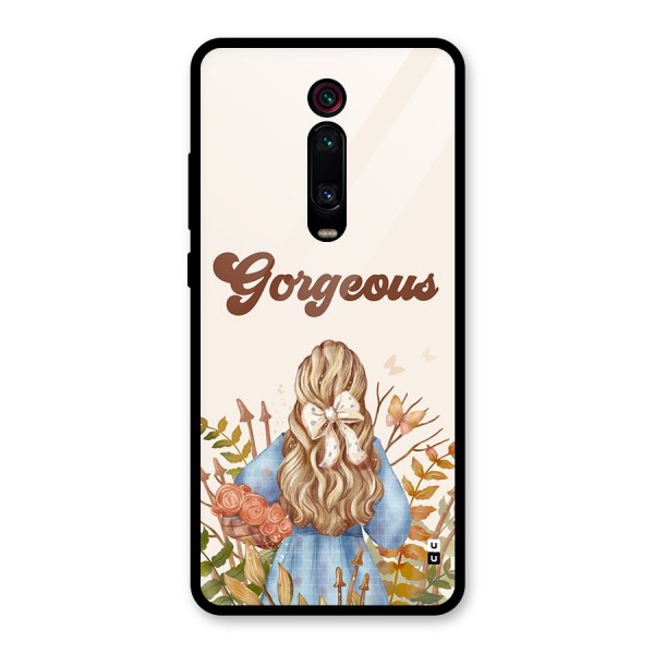 Gorgeous Girl Glass Back Case for Redmi K20