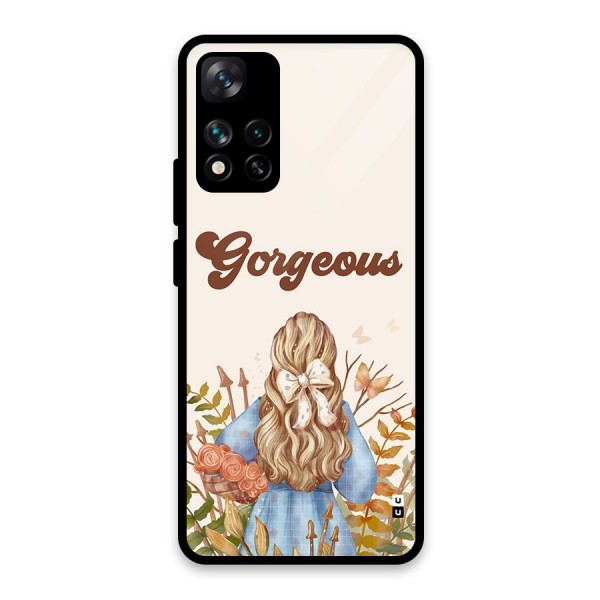 Gorgeous Girl Glass Back Case for Xiaomi 11i 5G