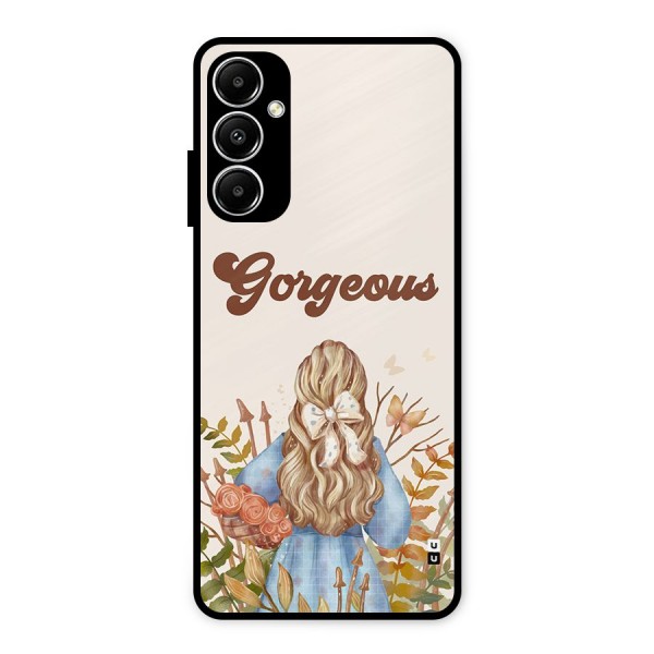 Gorgeous Girl Metal Back Case for Galaxy A05s