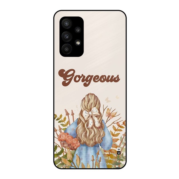 Gorgeous Girl Metal Back Case for Galaxy A23