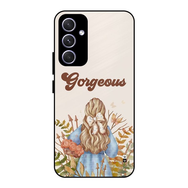 Gorgeous Girl Metal Back Case for Galaxy A54