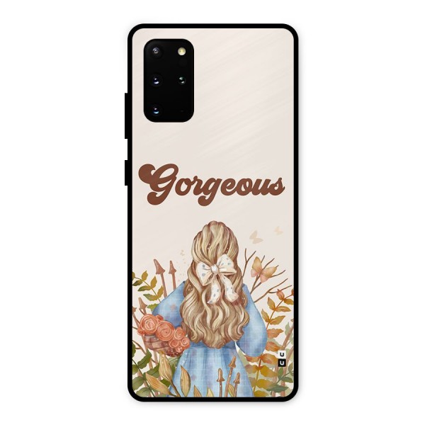 Gorgeous Girl Metal Back Case for Galaxy S20 Plus