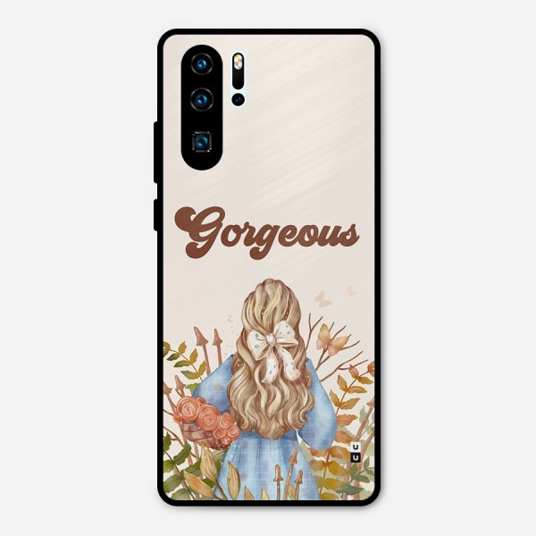 Gorgeous Girl Metal Back Case for Huawei P30 Pro