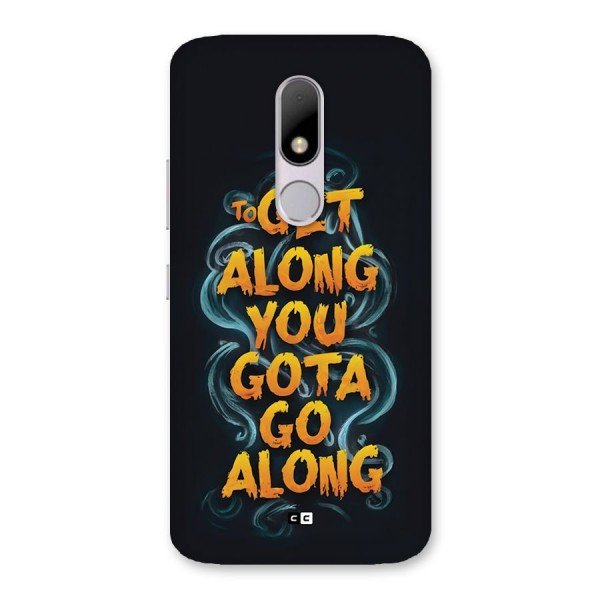 Gota Go Along Back Case for Moto M