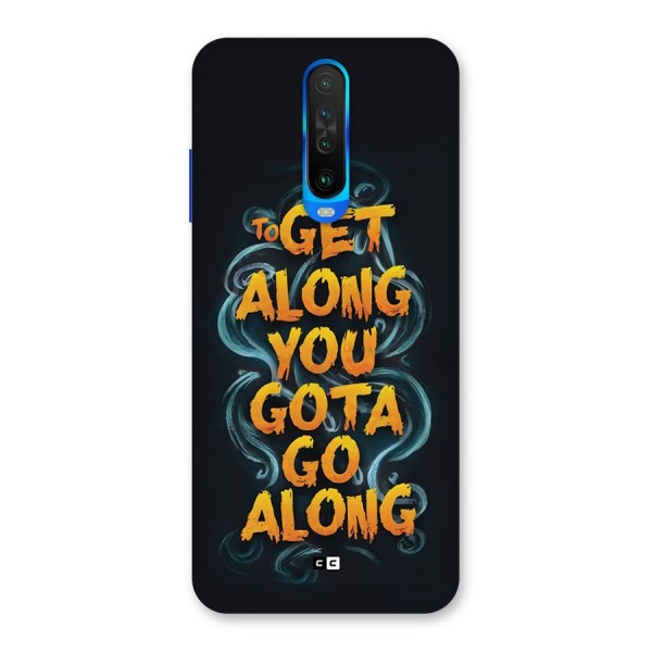 Gota Go Along Back Case for Poco X2