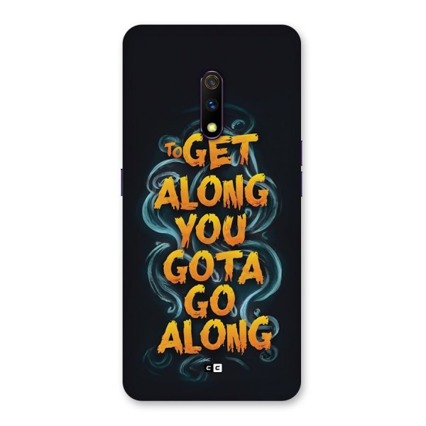 Gota Go Along Back Case for Realme X