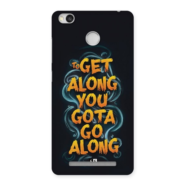 Gota Go Along Back Case for Redmi 3S Prime