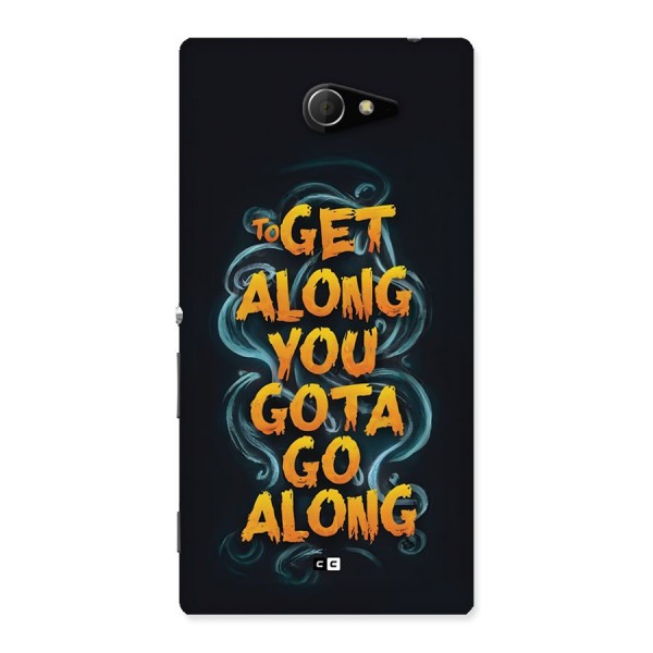 Gota Go Along Back Case for Xperia M2