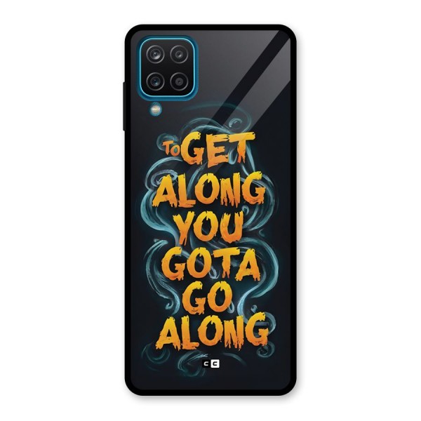 Gota Go Along Glass Back Case for Galaxy A12