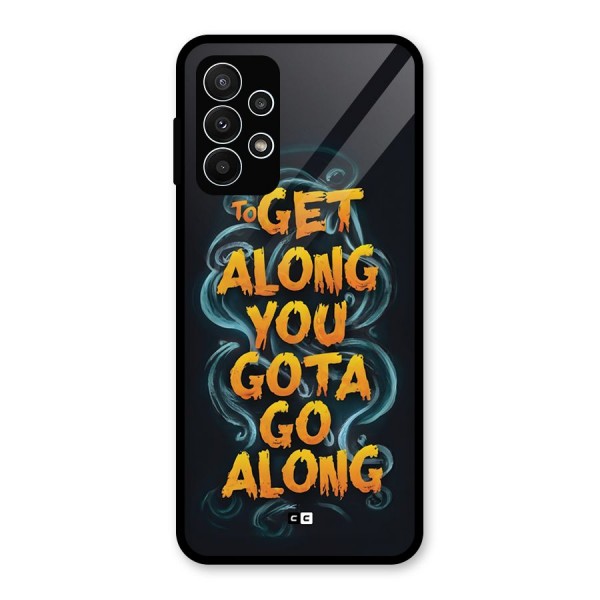 Gota Go Along Glass Back Case for Galaxy A23