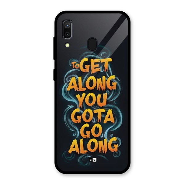 Gota Go Along Glass Back Case for Galaxy A30