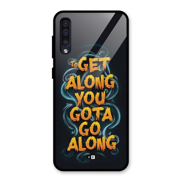 Gota Go Along Glass Back Case for Galaxy A50