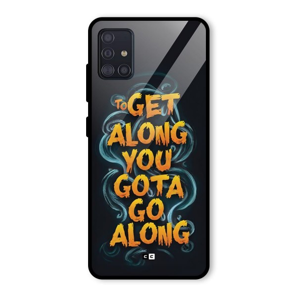 Gota Go Along Glass Back Case for Galaxy A51