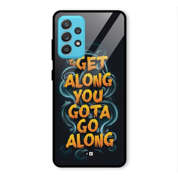 Gota Go Along Glass Back Case for Galaxy A52