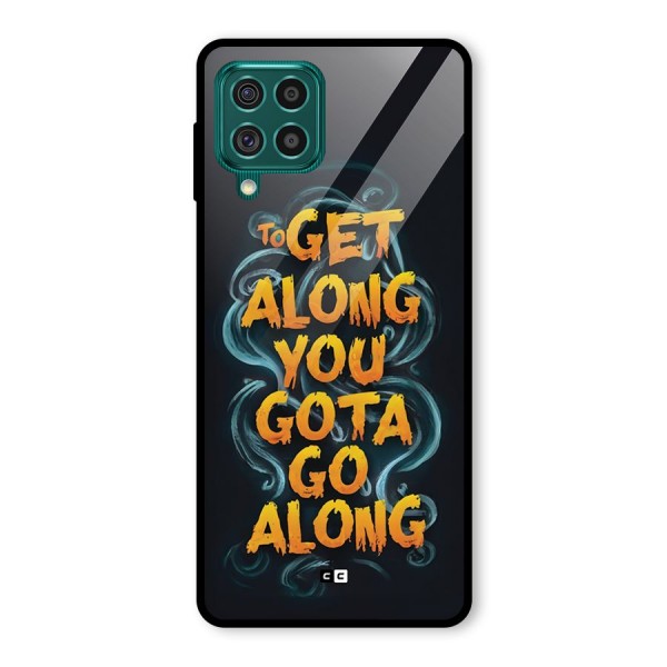 Gota Go Along Glass Back Case for Galaxy F62