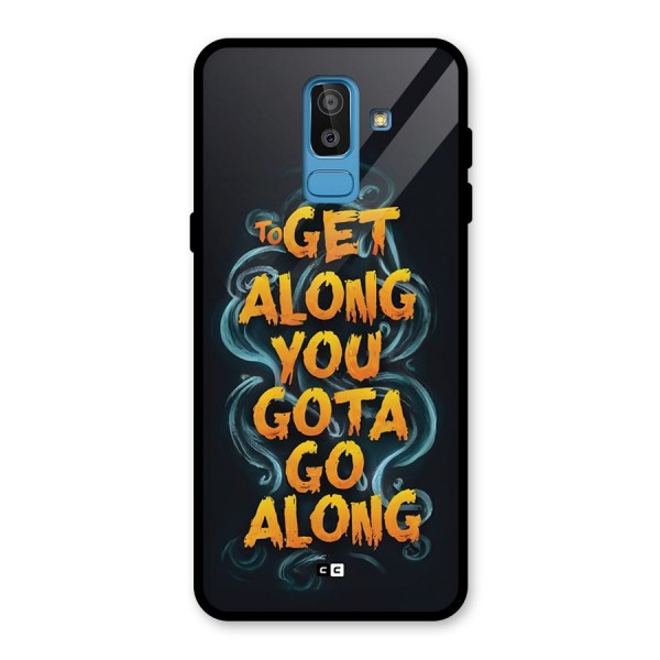 Gota Go Along Glass Back Case for Galaxy J8