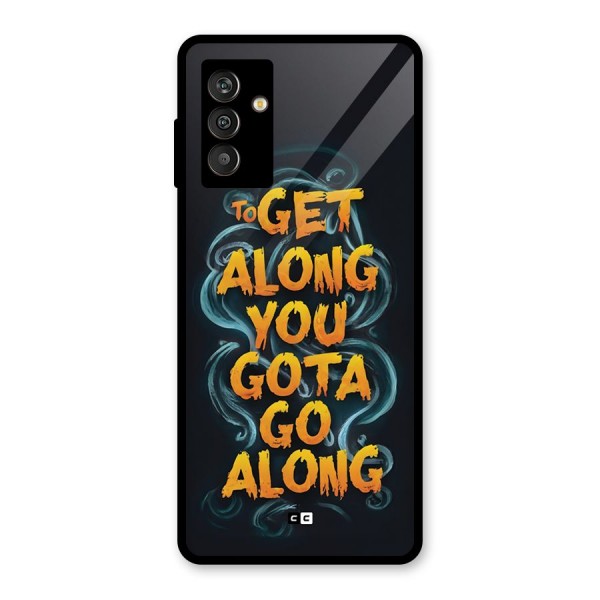 Gota Go Along Glass Back Case for Galaxy M13