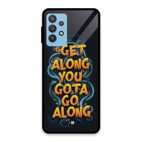 Gota Go Along Glass Back Case for Galaxy M32 5G