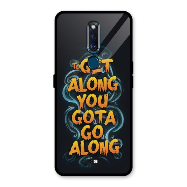 Gota Go Along Glass Back Case for Oppo F11 Pro