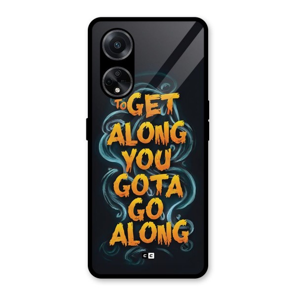 Gota Go Along Glass Back Case for Oppo F23