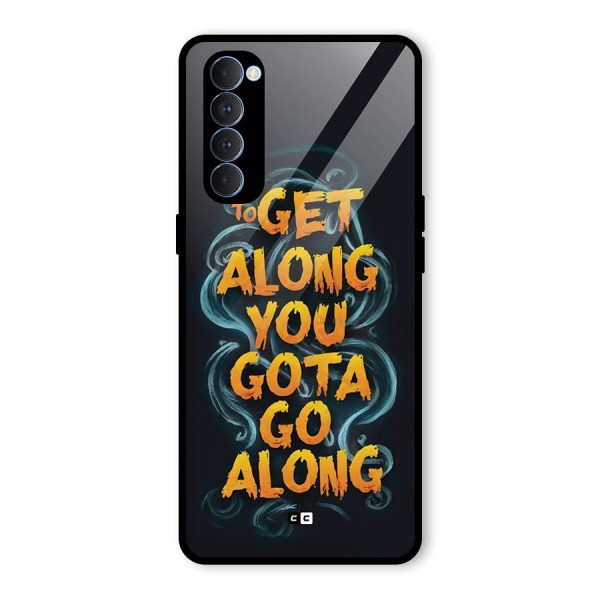 Gota Go Along Glass Back Case for Oppo Reno4 Pro