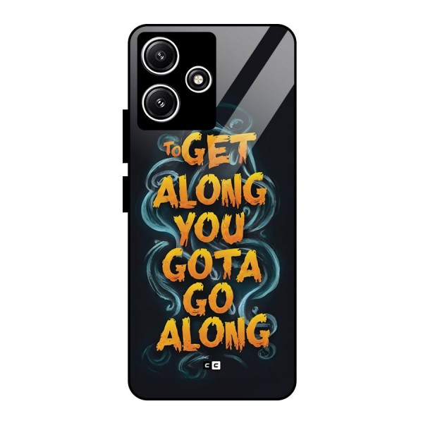 Gota Go Along Glass Back Case for Poco M6 Pro