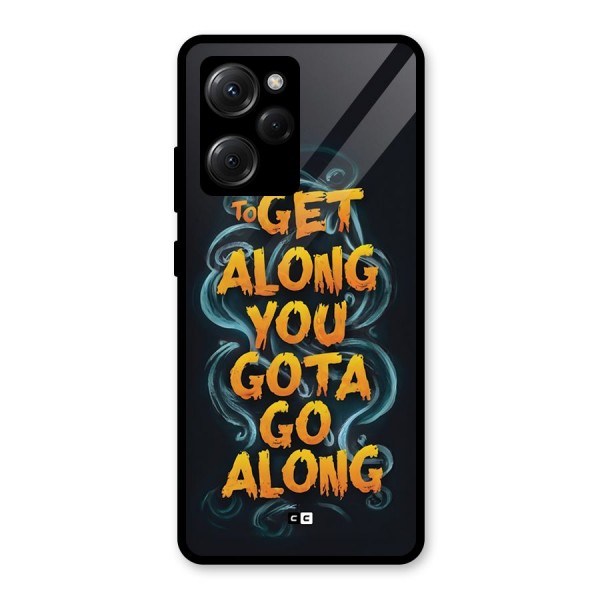 Gota Go Along Glass Back Case for Poco X5 Pro