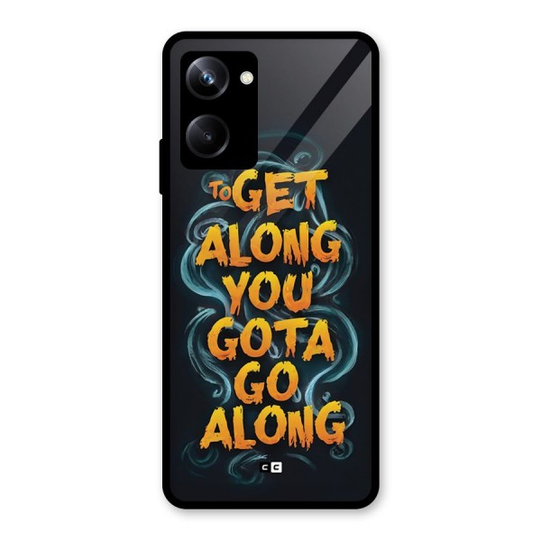 Gota Go Along Glass Back Case for Realme 10 Pro