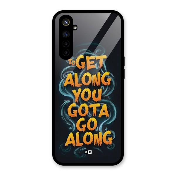 Gota Go Along Glass Back Case for Realme 6