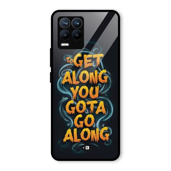 Gota Go Along Glass Back Case for Realme 8