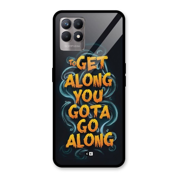 Gota Go Along Glass Back Case for Realme 8i