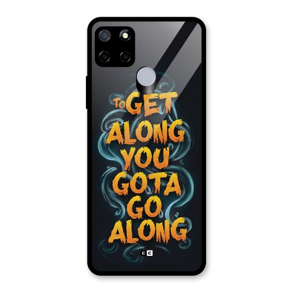 Gota Go Along Glass Back Case for Realme C15