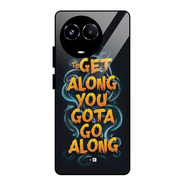 Gota Go Along Glass Back Case for Realme Narzo 60X