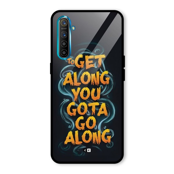 Gota Go Along Glass Back Case for Realme X2